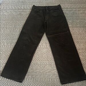 Women’s Dark Olive Corduroy Pants
